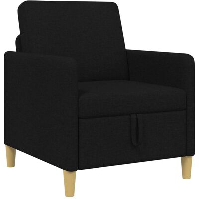 Sofa Avec Rangement Noir 72 X 78 X 87 Cm Polyester Vidaxl - Publicité Sofa Avec Rangement Noir 72 X 78 X 87 Cm Polyester Vidaxl - Publicité