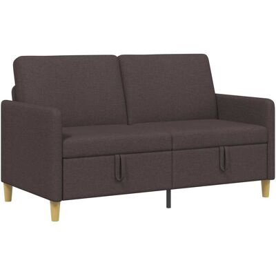 Sofa Avec Rangement Marron Foncé 152 X 78 X 87 Cm Polyester Vidaxl - Publicité Sofa Avec Rangement Marron Foncé 152 X 78 X 87 Cm Polyester Vidaxl - Publicité