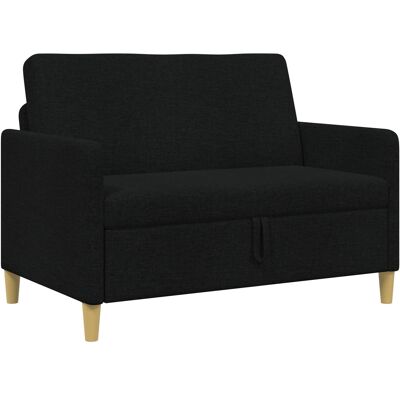 Sofa Avec Rangement Noir 122 X 78 X 87 Cm Polyester Vidaxl - Publicité Sofa Avec Rangement Noir 122 X 78 X 87 Cm Polyester Vidaxl - Publicité
