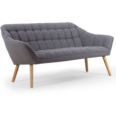 MENZZO Canapé 3 Places Scandinave Zentao Tissu Gris Clair - Publicité MENZZO Canapé 3 Places Scandinave Zentao Tissu Gris Clair - Publicité