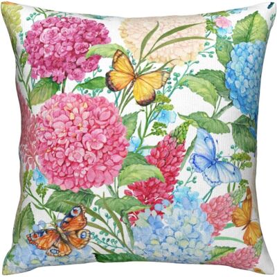 OEM Housse De Coussin Carrée, Motif Floral Et Papillons, 45 X 45 Cm, Housse De Coussin Décorative Pour Chambre Et Canapé - Publicité OEM Housse De Coussin Carrée, Motif Floral Et Papillons, 45 X 45 Cm, Housse De Coussin Décorative Pour Chambre Et Canapé - Publicité