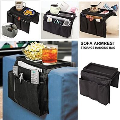OEM Organisateur De Canapé Support Plateau Sac De Rangement Accoudoir Canapé Avec Porte Gobelet, Suspendu Accoudoir À Poches Organisateur De Sofa Fauteuil Caddy Pour Magazine Télécommande Tv Dvd Livre - Publicité OEM Organisateur De Canapé Support Plateau Sac De Rangement Accoudoir Canapé Avec Porte Gobelet, Suspendu Accoudoir À Poches Organisateur De Sofa Fauteuil Caddy Pour Magazine Télécommande Tv Dvd Livre - Publicité