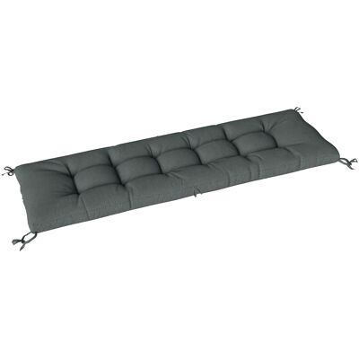 MIDUODUO Coussin Palette Siège Amovible Sangles Fixation Fauteuils Longs 198x65x13 Cm Gris Argent - Publicité MIDUODUO Coussin Palette Siège Amovible Sangles Fixation Fauteuils Longs 198x65x13 Cm Gris Argent - Publicité