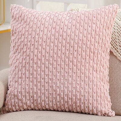 OEM Lot De 2 Housses De Coussin En Velours Côtelé Rayé Boho, 40x40 Cm, Rose Clair, Décoratives Pour Canapé, Chambre. Publicité OEM Lot De 2 Housses De Coussin En Velours Côtelé Rayé Boho, 40x40 Cm, Rose Clair, Décoratives Pour Canapé, Chambre. Publicité