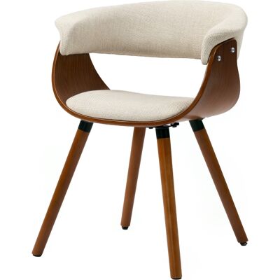 ACKERMAN Chaise De Salle À Manger, Chaise De Cuisine Avec Dossier, Aspect Lin, Fauteuil Rembourré Avec Pieds En Bois Pour Table À Manger, Beige - Publicité ACKERMAN Chaise De Salle À Manger, Chaise De Cuisine Avec Dossier, Aspect Lin, Fauteuil Rembourré Avec Pieds En Bois Pour Table À Manger, Beige - Publicité