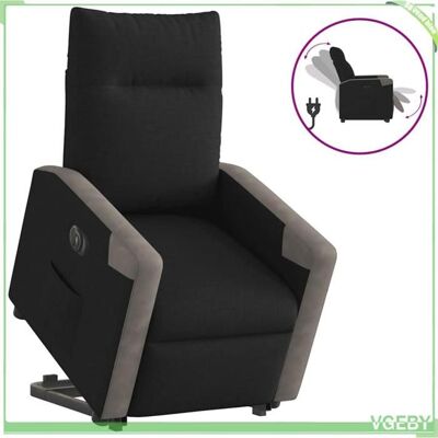 OEM Fauteuil Inclinable Électrique - Mod. 3324102 - Tissu Noir/gris - Releveur Électrique - Inclinaison 135° - Publicité OEM Fauteuil Inclinable Électrique - Mod. 3324102 - Tissu Noir/gris - Releveur Électrique - Inclinaison 135° - Publicité