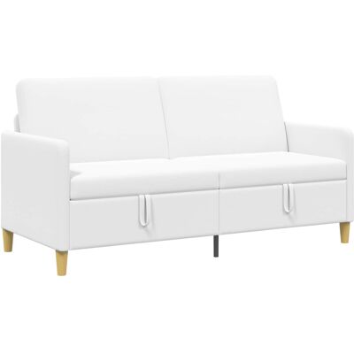 Sofa Avec Rangement Blanc 172 X 78 X 87 Cm Polyester Vidaxl - Publicité Sofa Avec Rangement Blanc 172 X 78 X 87 Cm Polyester Vidaxl - Publicité