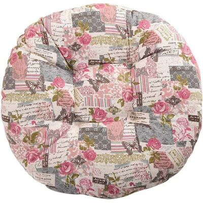 Scotch Coussin De Chaise, Rond, Coussin Assise, Motif Fleur, Imprimé Animal, Coussin Assise, 40 Cm, Coton Et Lin, Rose - Publicité Scotch Coussin De Chaise, Rond, Coussin Assise, Motif Fleur, Imprimé Animal, Coussin Assise, 40 Cm, Coton Et Lin, Rose - Publicité