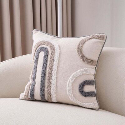 Scotch Housse De Coussin Décorative Lin Motif Fleurs Feuilles Chambre Salon Canapé 45x45 Cm - Publicité Scotch Housse De Coussin Décorative Lin Motif Fleurs Feuilles Chambre Salon Canapé 45x45 Cm - Publicité