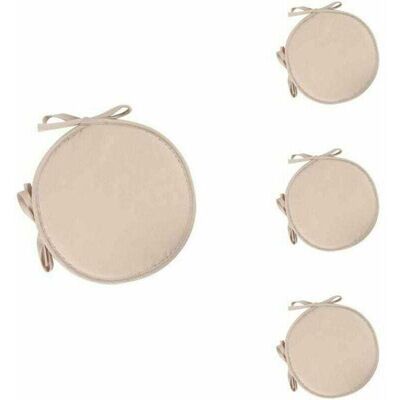OEM Pack De De 4 Rond Coussin De Siège Coussins De Chaise Rond Galettes , De Chaise Coussin Pour Salle À Manger Jardin Maison Bureau Cuisine(beige) --crezuo - Publicité OEM Pack De De 4 Rond Coussin De Siège Coussins De Chaise Rond Galettes , De Chaise Coussin Pour Salle À Manger Jardin Maison Bureau Cuisine(beige) --crezuo - Publicité