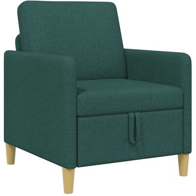 Sofa Avec Rangement Vert Foncé 72 X 78 X 87 Cm Polyester Vidaxl - Publicité Sofa Avec Rangement Vert Foncé 72 X 78 X 87 Cm Polyester Vidaxl - Publicité