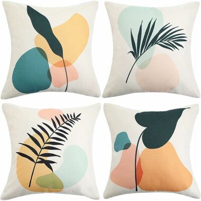 OEM Housse De Coussin 45 X 45 Coussin Decoratif Canape Étui Coussin À Feuilles Jaunes Et Vertes Linge De Ferme Housses D'Oreiller Ensemble De 4 Abstrait Lit Coussin Canapé Deco,- - Publicité OEM Housse De Coussin 45 X 45 Coussin Decoratif Canape Étui Coussin À Feuilles Jaunes Et Vertes Linge De Ferme Housses D'Oreiller Ensemble De 4 Abstrait Lit Coussin Canapé Deco,- - Publicité