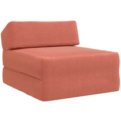 Canapé-lit Pliable Rouge Orange 60 X 70 X 41 Cm Tissu Vidaxl - Publicité Canapé-lit Pliable Rouge Orange 60 X 70 X 41 Cm Tissu Vidaxl - Publicité
