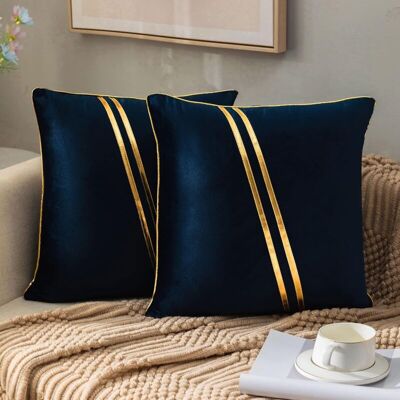 OEM Housses De Coussin Décoratives, Housse De Coussin Confortable, Coussin De Canapé Moderne Et Neutre Avec Fermeture Éclair Dissimulée Pour Canapé, Chambre À Coucher, Salon, Décoration Bleu Marine, 45 X - Publicité OEM Housses De Coussin Décoratives, Housse De Coussin Confortable, Coussin De Canapé Moderne Et Neutre Avec Fermeture Éclair Dissimulée Pour Canapé, Chambre À Coucher, Salon, Décoration Bleu Marine, 45 X - Publicité