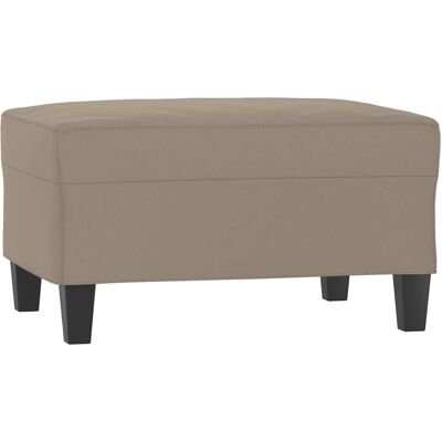 DESIGN IN Repose-pied Taupe 70x55x41 Cm Tissu Microfibre - Publicité DESIGN IN Repose-pied Taupe 70x55x41 Cm Tissu Microfibre - Publicité