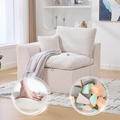 OEM Canapé Minimaliste Moderne En Tissu, Canapé Une Place Pour Salon, Fauteuil Moelleux Et Confortable, Coussins Inclus (en Option). Canapé Décontracté De Style Scandinave. Nous Recommandons L'Achat De - Publicité OEM Canapé Minimaliste Moderne En Tissu, Canapé Une Place Pour Salon, Fauteuil Moelleux Et Confortable, Coussins Inclus (en Option). Canapé Décontracté De Style Scandinave. Nous Recommandons L'Achat De - Publicité