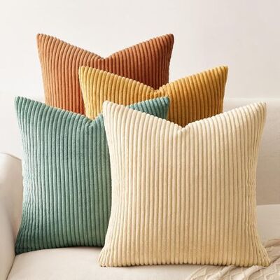 OEM Lot De 4 Housses De Coussin Décoratives En Velours Doux, Motifs Recto-verso Modernes, Assorties Aux Styles Bohème Et Champêtre (45 X 45 Cm, Orange/bleu Sarcelle) - Publicité OEM Lot De 4 Housses De Coussin Décoratives En Velours Doux, Motifs Recto-verso Modernes, Assorties Aux Styles Bohème Et Champêtre (45 X 45 Cm, Orange/bleu Sarcelle) - Publicité