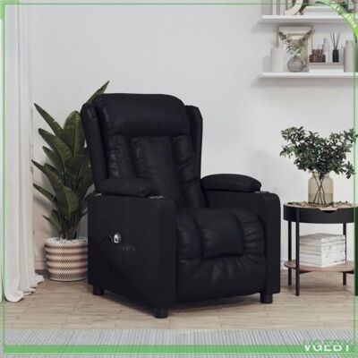 OEM Fauteuil Inclinable Électrique - Mod. 7291712407628 - Similicuir Noir - Moteur 3 Positions - 2 Porte-gobelets - Publicité OEM Fauteuil Inclinable Électrique - Mod. 7291712407628 - Similicuir Noir - Moteur 3 Positions - 2 Porte-gobelets - Publicité