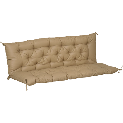 OEM Coussin Matelas Assise Dossier Pour Banc De Jardin Balancelle Canapé 3 Places Grand Confort 150 X 98 X 8 Cm Kaki Clair - Publicité OEM Coussin Matelas Assise Dossier Pour Banc De Jardin Balancelle Canapé 3 Places Grand Confort 150 X 98 X 8 Cm Kaki Clair - Publicité