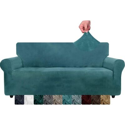 Melissa Ersandy – Housse De Canapé Extensible En Velours 3 Places – 85% Polyester Et 15% Spandex – Protection Élégante Contre L'Usure – Lavable En Machine - Publicité Melissa Ersandy – Housse De Canapé Extensible En Velours 3 Places – 85% Polyester Et 15% Spandex – Protection Élégante Contre L'Usure – Lavable En Machine - Publicité