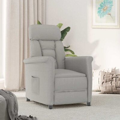Maison Exclusive - Fauteuil Gris Clair Microfibre - Publicité Maison Exclusive - Fauteuil Gris Clair Microfibre - Publicité