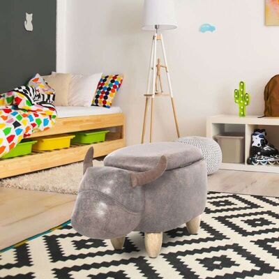 Generic Tabouret Vache, Pouf Vachette, Pouf Taureau Coffre De Rangement 2 En 1, Pieds Bois D'Hévéa Revêtement Synthétique Aspect Daim Vieilli Marron - Publicité Generic Tabouret Vache, Pouf Vachette, Pouf Taureau Coffre De Rangement 2 En 1, Pieds Bois D'Hévéa Revêtement Synthétique Aspect Daim Vieilli Marron - Publicité