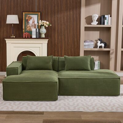 ARRIGONI Canapé Économique En Tissu De 235 Cm De Large Avec Deux Coussins + Ressorts Ensachés - Canapé Moderne, Simple Et Confortable, Idéal Pour Les Petits Salons, Appartements Et Bureaux - Publicité ARRIGONI Canapé Économique En Tissu De 235 Cm De Large Avec Deux Coussins + Ressorts Ensachés - Canapé Moderne, Simple Et Confortable, Idéal Pour Les Petits Salons, Appartements Et Bureaux - Publicité