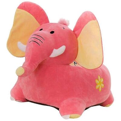 YUDO Housse De Canapé Enfant En Peluche Animal (sans Rembourrage)-elephant (pink) - Publicité YUDO Housse De Canapé Enfant En Peluche Animal (sans Rembourrage)-elephant (pink) - Publicité