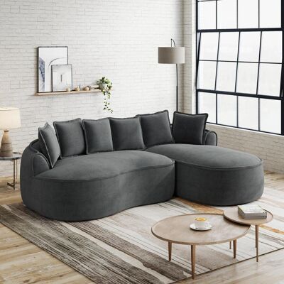 OEM Canapé D'Angle Modulaire Sans Structure, En Chenille Douce Et Confortable, Avec Assise Profonde Et Méridienne Moderne. Très Grand Modèle, Coussins Inclus, Idéal Pour Le Salon, Gris. Publicité OEM Canapé D'Angle Modulaire Sans Structure, En Chenille Douce Et Confortable, Avec Assise Profonde Et Méridienne Moderne. Très Grand Modèle, Coussins Inclus, Idéal Pour Le Salon, Gris. Publicité