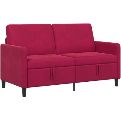 Sofa Avec Rangement Bordeaux 152 X 78 X 87 Cm Polyester Vidaxl - Publicité Sofa Avec Rangement Bordeaux 152 X 78 X 87 Cm Polyester Vidaxl - Publicité