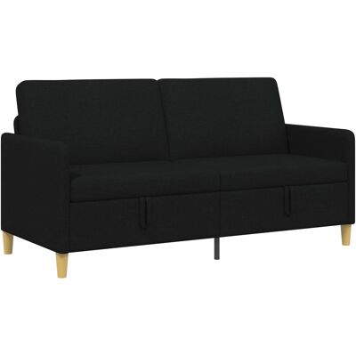 Sofa Avec Rangement Noir 172 X 78 X 87 Cm Polyester Vidaxl - Publicité Sofa Avec Rangement Noir 172 X 78 X 87 Cm Polyester Vidaxl - Publicité