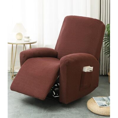 OEM 4 Pièces Housse De Fauteuil Relax, Jacquard Gris Clair, Extensible Avec Poche, Pour Canapé Inclinable Électrique Et Manuel - Publicité OEM 4 Pièces Housse De Fauteuil Relax, Jacquard Gris Clair, Extensible Avec Poche, Pour Canapé Inclinable Électrique Et Manuel - Publicité