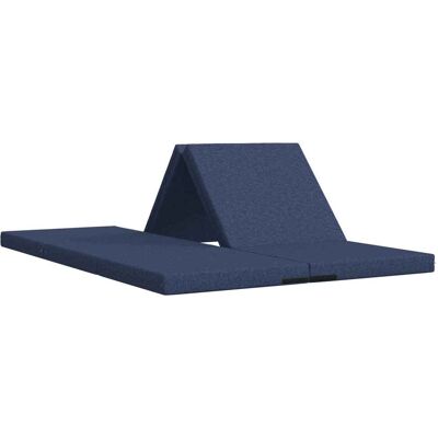 Canapé-lit Pliable 140 X 67 X 45 Cm Bleu Vidaxl - Publicité Canapé-lit Pliable 140 X 67 X 45 Cm Bleu Vidaxl - Publicité
