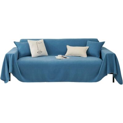 Melissa Housse De Canapé Extensible Serviette De Canapé Décoration Universel Quatre Saisons Tissées Canapé Serviette Protège Canapé Pour Domestiques Animaux Enfants 180 130cm-bleu - Publicité Melissa Housse De Canapé Extensible Serviette De Canapé Décoration Universel Quatre Saisons Tissées Canapé Serviette Protège Canapé Pour Domestiques Animaux Enfants 180 130cm-bleu - Publicité