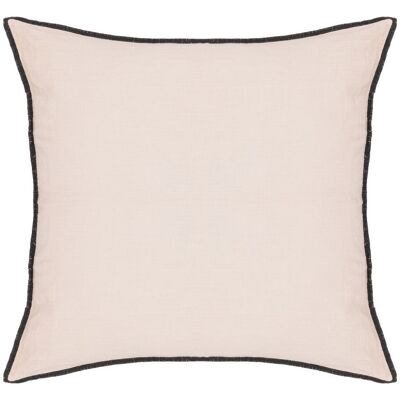 Coussin Coton Et Lin Déhoussable "linah" 45 X 45 Cm Atmosphera - Linah Rose - Linah Rose - - Publicité Coussin Coton Et Lin Déhoussable "linah" 45 X 45 Cm Atmosphera - Linah Rose - Linah Rose - - Publicité