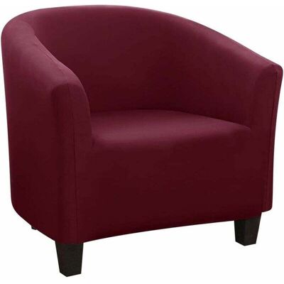 STAKMANN Housse De Fauteuil Cabriolet Extensible Lavable Avec Accoudoirs Pour Salon Bar Salle De Réunion Vin Rouge - Publicité STAKMANN Housse De Fauteuil Cabriolet Extensible Lavable Avec Accoudoirs Pour Salon Bar Salle De Réunion Vin Rouge - Publicité