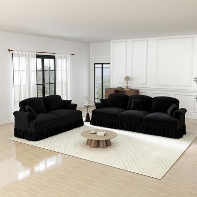 OEM Ensemble De Canapés Modulaires Classiques En Deux Parties Pour Salon, Avec Accoudoirs En Forme D'Entonnoir, - Publicité OEM Ensemble De Canapés Modulaires Classiques En Deux Parties Pour Salon, Avec Accoudoirs En Forme D'Entonnoir, - Publicité