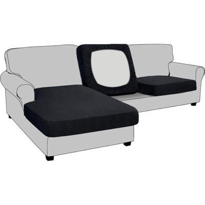 OEM Housse De Coussin Extensible De Canapé Housse De Protection Pour Meubles Housse De Siège De Canapé Couvre Pour Canapé Protege De Meubles Antipoussière (2 Places,noir)-dou - Publicité OEM Housse De Coussin Extensible De Canapé Housse De Protection Pour Meubles Housse De Siège De Canapé Couvre Pour Canapé Protege De Meubles Antipoussière (2 Places,noir)-dou - Publicité