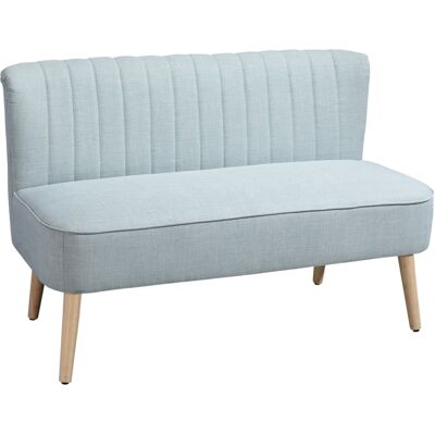 OEM Canapé 2 Places, Rembourrage Doux, Entretien Facile, Supporte Jusqu'à 150 Kg, Dimensions 117 X 56,5 X 77 Cm, Vert Clair - Publicité OEM Canapé 2 Places, Rembourrage Doux, Entretien Facile, Supporte Jusqu'à 150 Kg, Dimensions 117 X 56,5 X 77 Cm, Vert Clair - Publicité