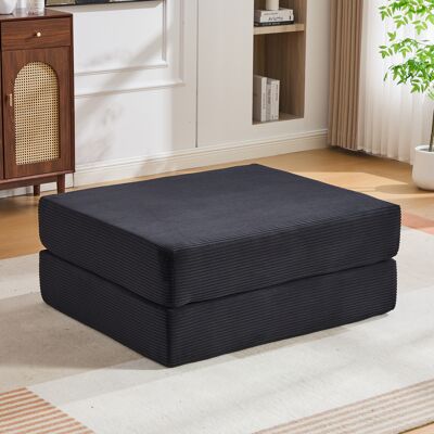 VIVACASA Chaise Lounge En Velours Côtelé Avec Structure Métal Coussin Poche Latérale Confort Ergonomique - Publicité VIVACASA Chaise Lounge En Velours Côtelé Avec Structure Métal Coussin Poche Latérale Confort Ergonomique - Publicité