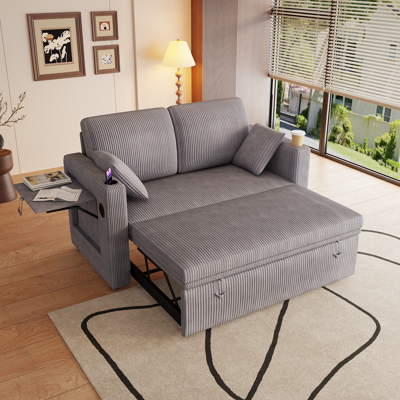 ARRIGONI Canapé Multifonction Moderne, Canapé-lit Avec Fonction Couchage, Canapé Double Moderne Avec Dossier Réglable, Porte-gobelet Et Coussins, Adapté Au Salon, À La Chambre, À L'Appartement, Etc. Publicité ARRIGONI Canapé Multifonction Moderne, Canapé-lit Avec Fonction Couchage, Canapé Double Moderne Avec Dossier Réglable, Porte-gobelet Et Coussins, Adapté Au Salon, À La Chambre, À L'Appartement, Etc. Publicité