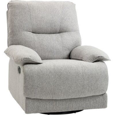 ACKERMAN Fauteuil Relax Avec Fonction De Lit, Pivotant, Fauteuil Tv Avec Système À Ressorts Et Repose-pieds Pour Salon Et Chambre À Coucher - Publicité ACKERMAN Fauteuil Relax Avec Fonction De Lit, Pivotant, Fauteuil Tv Avec Système À Ressorts Et Repose-pieds Pour Salon Et Chambre À Coucher - Publicité
