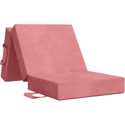 Canapé-lit Pliable 90 X 63 X 45 Cm Rose Vidaxl - Publicité Canapé-lit Pliable 90 X 63 X 45 Cm Rose Vidaxl - Publicité