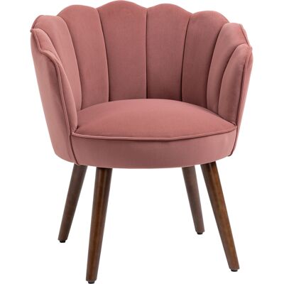 ACKERMAN Chaise De Salle À Manger Chaise De Cuisine Fauteuil Avec Dossier Fauteuil De Salon Polyester Bois De Gomme Rose 66 X 72 X 79 Cm - Publicité ACKERMAN Chaise De Salle À Manger Chaise De Cuisine Fauteuil Avec Dossier Fauteuil De Salon Polyester Bois De Gomme Rose 66 X 72 X 79 Cm - Publicité
