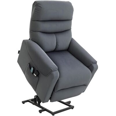 OEM Fernsehsessel Mit Aufstehhilfe Elektrisch, Massagesessel Mit Liegefunktion Und Wärmefunktion, Relaxsessel Mit Fernbedienung Und Seitentasche Verstellbar Polyester-gewebe Dunkelgrau - Publicité OEM Fernsehsessel Mit Aufstehhilfe Elektrisch, Massagesessel Mit Liegefunktion Und Wärmefunktion, Relaxsessel Mit Fernbedienung Und Seitentasche Verstellbar Polyester-gewebe Dunkelgrau - Publicité