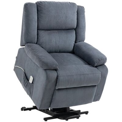 ACKERMAN Fauteuil Relax Homcom, Fauteuil Tv Avec Aide Au Relevage Électrique, Réglable Avec Fonction Inclinaison Et Télécommande, Aspect Velours, Gris, 92x93x105cm - Publicité ACKERMAN Fauteuil Relax Homcom, Fauteuil Tv Avec Aide Au Relevage Électrique, Réglable Avec Fonction Inclinaison Et Télécommande, Aspect Velours, Gris, 92x93x105cm - Publicité