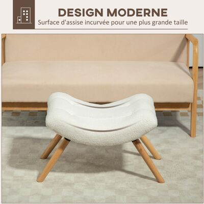 OEM Repose-pied Ottoman Hêtre Crème - Publicité OEM Repose-pied Ottoman Hêtre Crème - Publicité