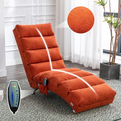 OEM Fauteuil Inclinable Moderne Et Fixe Offrant Un Soutien Complet Du Corps, Une Légère Vibration Et Des Poches De Rangement Latérales, Idéal Pour Le Bureau, Le Salon Et La Chambre (tissu En Lin Orange). Publicité OEM Fauteuil Inclinable Moderne Et Fixe Offrant Un Soutien Complet Du Corps, Une Légère Vibration Et Des Poches De Rangement Latérales, Idéal Pour Le Bureau, Le Salon Et La Chambre (tissu En Lin Orange). Publicité
