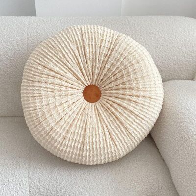 OEM Coussin Rond Plissé En Forme De Citrouille, Coussin Décoratif De Couleur Unie, Convenant Aux Chambres, Canapés, Bureaux Et À La Décoration De Sol. Publicité OEM Coussin Rond Plissé En Forme De Citrouille, Coussin Décoratif De Couleur Unie, Convenant Aux Chambres, Canapés, Bureaux Et À La Décoration De Sol. Publicité