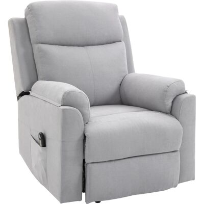 OEM Fauteuil Inclinable Électrique Avec Fonction De Levage, Fauteuil Tv Avec Télécommande, Poche Latérale, Ressorts Ensachés, Aspect Lin, Gris Clair - Publicité OEM Fauteuil Inclinable Électrique Avec Fonction De Levage, Fauteuil Tv Avec Télécommande, Poche Latérale, Ressorts Ensachés, Aspect Lin, Gris Clair - Publicité